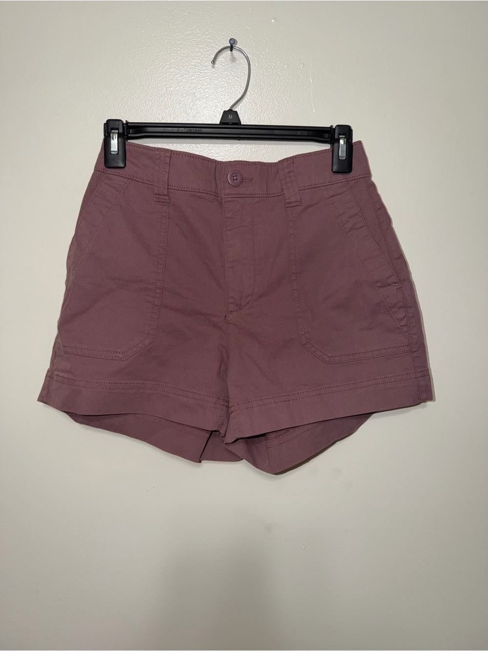 Old Navy High-Waist Utility Shorts — Mauve